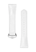 Carrera 39MM White Alligator Leather Strap - OM Luxury