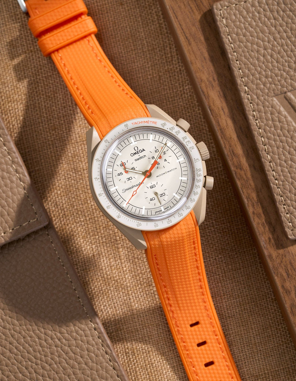 MoonSwatch Mission to Jupiter (Rubber Strap) - OM Luxury